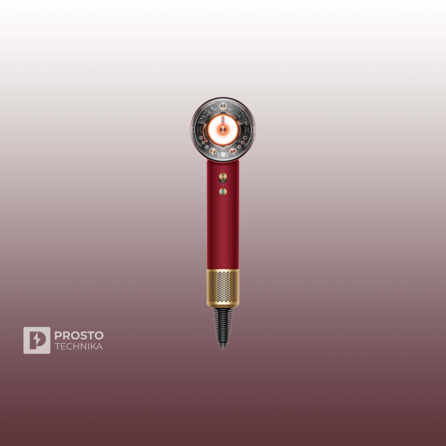 Фен Dyson Supersonic Nural HD16 Red Velvet/Gold (с кейсом) наша вилка
